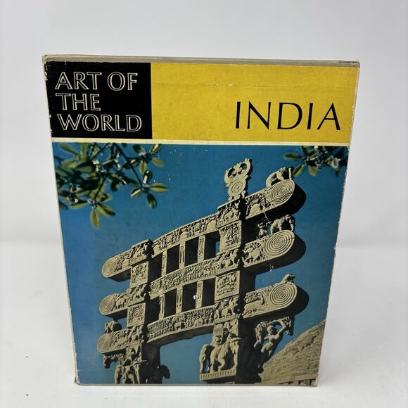 Art of the World India by Hermann Goetz Slip Cover Miniature Print Artcore RARE - Picture 2 of 16